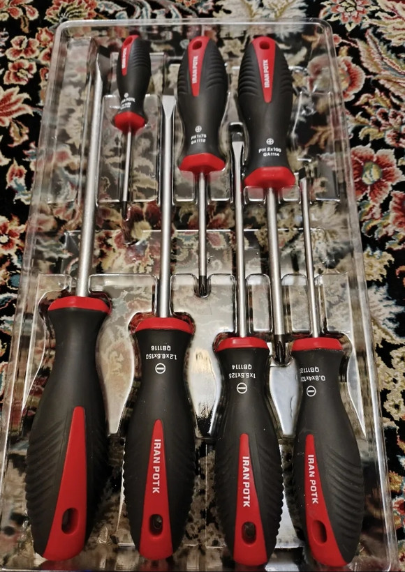 پیچ گوشتی ایران پتک مدل QE 1010 بسته ۷ عددی