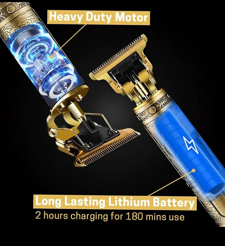 ماشین اصلاح سر و صورت و خط زن وینتیج مدل T9