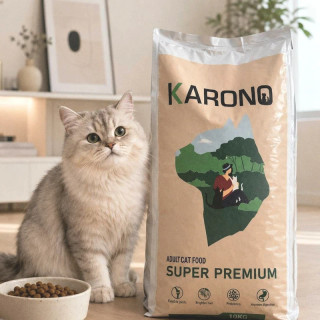 غذای حمایتی گربه بالغ کارونو مدل سوپرپریمیوم با طعم مرغ وزن 2 کیلوگرم